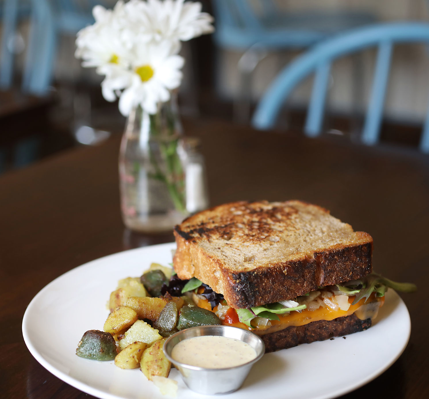 Oyster-mushroom melt